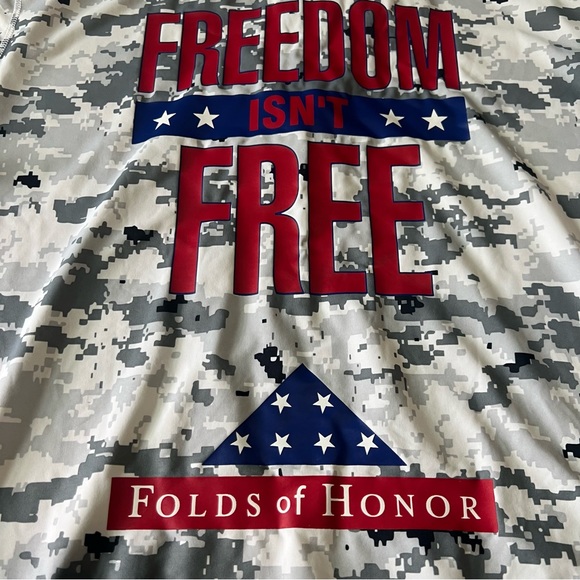 Folds of honor Quick Trip 500 Atlanta speed way long sleeve pullover size large - Picture 3 of 11